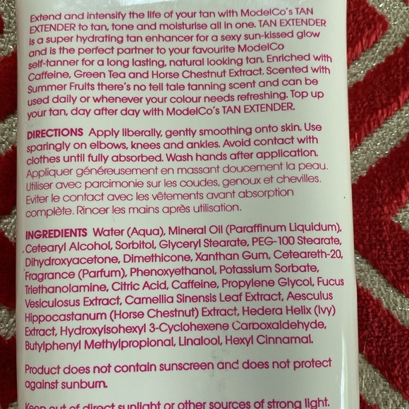 Tan Extender Self Tan Enhancer 200 ML Not Used Smells Great Not Returnable - Picture 3 of 7